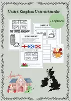 Vorschau - Arbeitsblätter - Lernwerkstatt: United Kingdom (mit Lapbook) - Seite 1