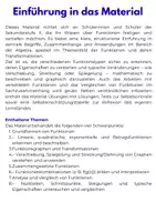 Vorschau - Unterrichtsreihen - Funktionen & Transformationen – Direkt einsetzbares Mathematik-Unterrichtsmaterial SEK II - Seite 1
