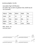 Vorschau - Arbeitsblätter - Lese Hausaufgaben - Seite 3