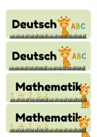 Vorschau - Präsentationen/Tafelbilder - Tagestransparenz Giraffenklasse / Stundenplan / Giraffe - Seite 2