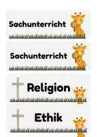 Vorschau - Präsentationen/Tafelbilder - Tagestransparenz Giraffenklasse / Stundenplan / Giraffe - Seite 3