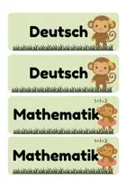 Vorschau - Poster - Tagestransparenz Affenklasse | Classroommanagement | Affen - Seite 2