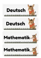 Vorschau - Bildkarten - Tagestransparenz Esel Eselklasse Klassenraum Stundenplan - Seite 1