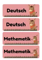 Vorschau - Bildkarten - Tagestransparenz Esel Eselklasse Klassenraum Stundenplan - Seite 2