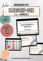 Vorschau - Quiz - 🎯 Kategorie Quiz - Apúntate 2 - 2.LJ 🎯 - Deckblatt