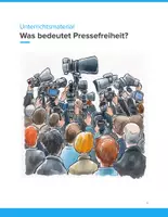 Vorschau - Unterrichtsreihen - Was bedeutet Pressefreiheit? – Unterrichtsmaterial für Klasse 5–9 - Deckblatt