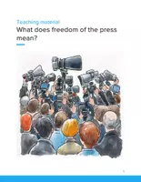 Vorschau - Unterrichtsreihen - Freedom of the Press – Understanding Democratic Rights | WORKBOOK GRADE 5–9 - Deckblatt