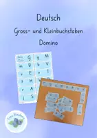 Vorschau - Spiele - Domino Gross- und Kleinbuchstaben zuordnen - Deckblatt