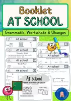 Vorschau - Arbeitsblätter - School / Plural / This & That / Artikel / to have - Wochenheft - Deckblatt