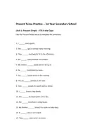 Vorschau - Arbeitsblätter - Present Tense for Beginners in English - Deckblatt