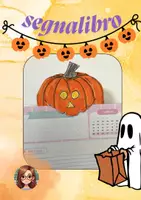 anteprima - Altro tipo di materiale - Segnalibro Jack O'Lantern - zucca Halloween - Pagina di copertina