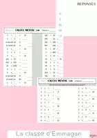 Aperçu - Préparation de séquence / Séquence complète - Fiches (entrainement + évaluations) de calcul mental - CM1 - Page de couverture