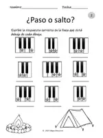 Vista previa - Hojas de trabajo - Campamento musical - Actividades para piano - página 3