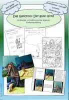 Vorschau - Stundenentwürfe - Unterrichtseinheit "Der gute Hirte" - Gottesvorstellungen 🐑 - Deckblatt