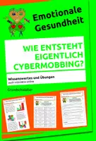 Vorschau - Arbeitsblätter - Wie entsteht eigentlich Cybermobbing? - Wissenswertes und Aufgaben - Deckblatt