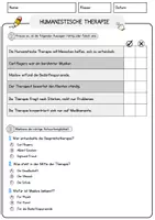 Vorschau - Arbeitsblätter - Humanistische Therapie Arbeitsblätter mit Fragen + Lösungen Psychologie Lesetext - Seite 2