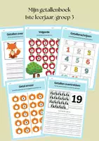Voorbeeld - Mijn getallenboek 1ste leerjaar/groep 3 - Voorblad