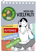 Vorschau - Fördermaterial/Inklusion - Arten der Vielfalt-Krankheiten von Kindern und Jugendlichen - Deckblatt