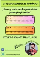 Vista previa - Juegos / Gamificación - CATORCE RECTAS NUMÉRICAS TEMÁTICAS - Portada