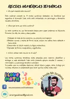 Vista previa - Juegos / Gamificación - CATORCE RECTAS NUMÉRICAS TEMÁTICAS - página 1
