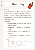 Vorschau - Anderer Materialtyp - "Satz der Woche" - Tafelmaterial und Handreichung - Seite 1