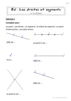 Aperçu - Feuilles d'exercices - Nombres - Calcul posé - Grandeurs et mesures - Espace et géométrie - Exercices, fiches et corrigés CM1 - Page 2