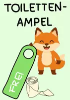 Vorschau - Anderer Materialtyp - Toiletten- und Verhaltensampel Fuchs - Seite 1