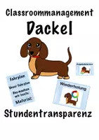 Vorschau - Anderer Materialtyp - Stundentransparenz Dackel - Deckblatt