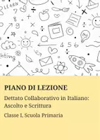 anteprima - Piani di lezione - Dettato Collaborativo in Italiano - Pagina di copertina