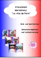 Vorschau - Bildkarten - Wortschatz Französisch - La ville de Paris - Deckblatt