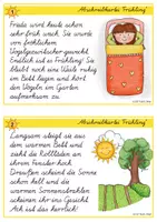 Vorschau - Stationenlernen - Frühling - Lese- & Abschreibkartei SAS/Schulausgangsschrift - Seite 2