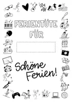 Vorschau - Mal- und Bastelvorlagen - Cover/Kopiervorlage für ein Mitgebsel "Ferientüte" - Seite 3