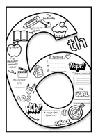 Vorschau - Arbeitsblätter - All about me Year 6 Englisch Klasse 6 Back to School Steckbrief - Seite 2