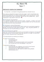Vorschau - Arbeitsblätter - All about me Year 7 Klasse 7 Steckbrief Back to School Englisch - Seite 1