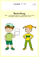 Vorschau - Bildkarten - Ordnung und Struktur im Lernraum (Beschriftungen) - Deckblatt