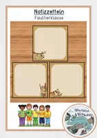 Vorschau - Anderer Materialtyp - Notizzetteln - Faultierklasse - Deckblatt