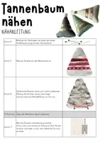 Vorschau - Stundenentwürfe - Tannenbaum nähen | Nähanleitung Bastelanleitungen | Weihnachten - Seite 3