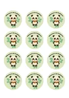 Vorschau - Bildkarten - Panda Willkommensgruss Pandaklasse Einschulung 1. Klasse Willkommen - Seite 2