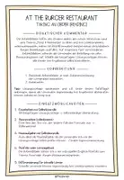 Vorschau - Arbeitsblätter - At the burger restaurant - taking an order (reading) - Seite 1