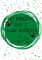 Voorbeeld - Poster quotes positiviteit thema geluksvogels - Pagina 2