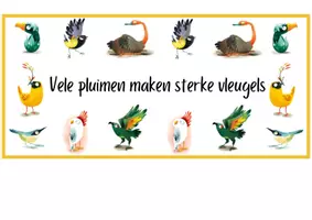 Voorbeeld - Banner deur thema geluksvogels - Pagina 2