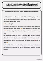 Vorschau - Arbeitsblätter - Weltemojitag – Lesetext mit Verständnisfragen (Klasse 3/4); Probevorbereitung&Lesen im Sommer - Seite 1