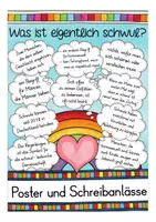 Vorschau - Arbeitsblätter - Was ist eigentlich schwul? - Deckblatt