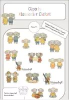 Vorschau - selbst erstellte Cliparts/Grafiken - 26 Cliparts zum Klassentier Elefant - Deckblatt