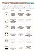 Vorschau - Spiele - VORLAGE Würfelspiel DEUTSCH - Deckblatt