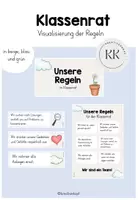 Vorschau - Poster - Regeln - Klassenrat - Visualisierung - Deckblatt