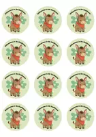 Vorschau - Bildkarten - Willkommensgruss Eselklasse Buttons 2 Größen Einschulung - Seite 2
