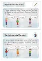 Vorschau - Arbeitsblätter - Knobelkartei im ZR 100 : Wer hat wie viele? (Fordermaterial) - Seite 3