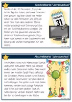 Vorschau - Stationenlernen - Neujahr / Silvester - Lese- & Abschreibkartei Druckschrift - Seite 2