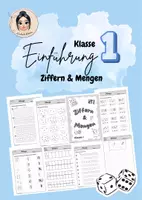 Vorschau - Arbeitsblätter - Einführung Ziffern und Mengen Klasse 1 - Deckblatt